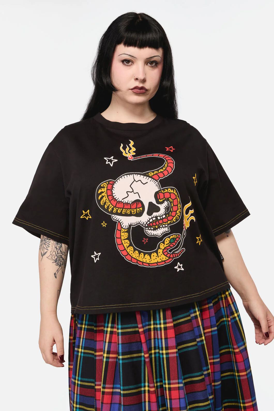 Curve Snake For Brains Grunge Tee