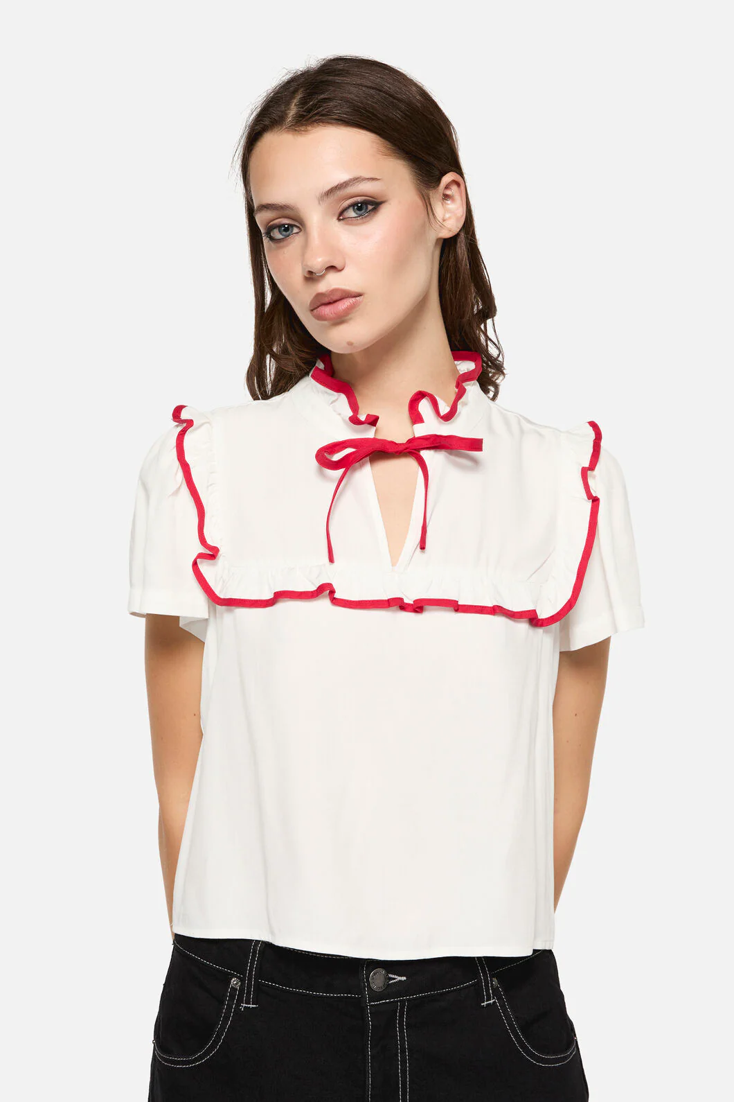 Little Bitter Frilly Blouse