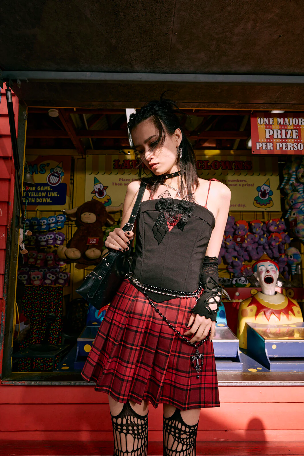 Rococo Life Goth Spider Web Corset Top