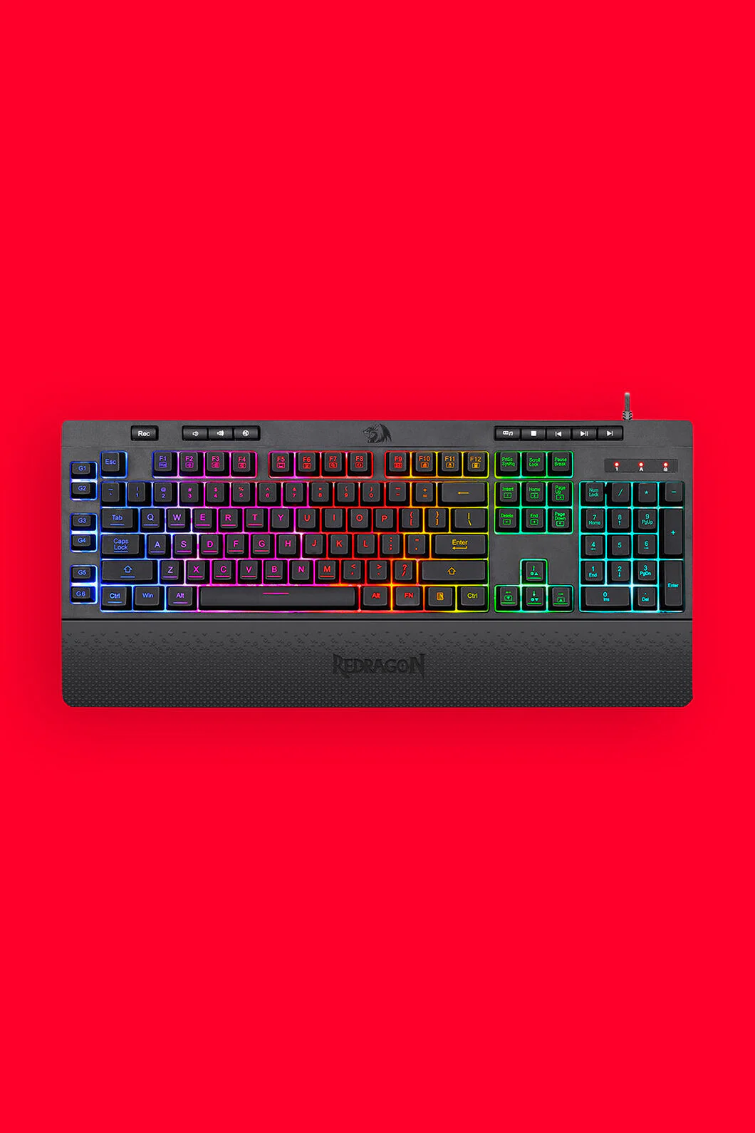 K512RGB Shiva Wired 108Key Keyboard