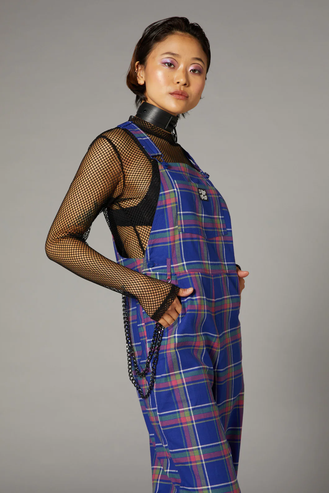 Werewolf Tartan Goth Overall