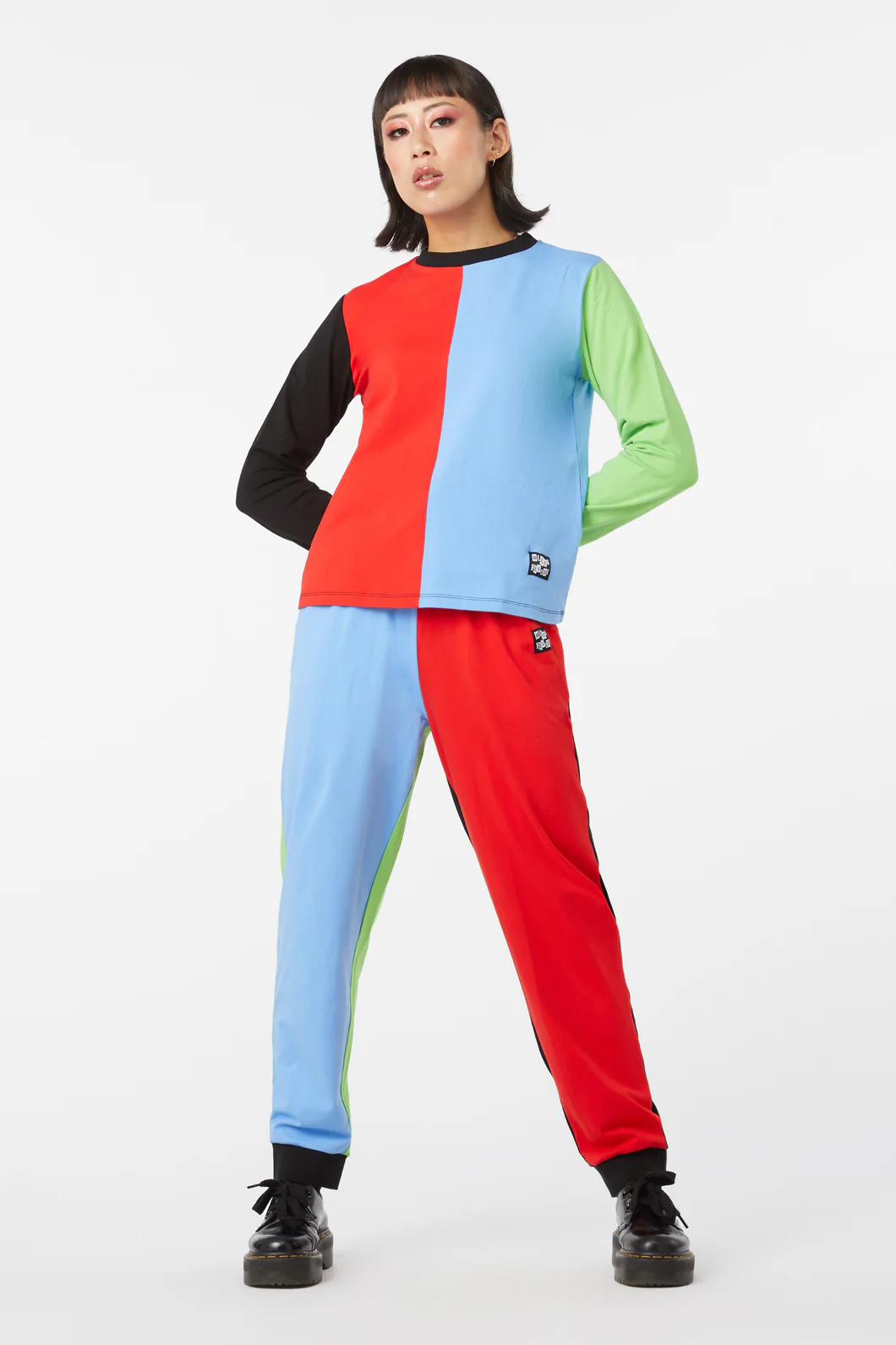 80S Colour Block Top