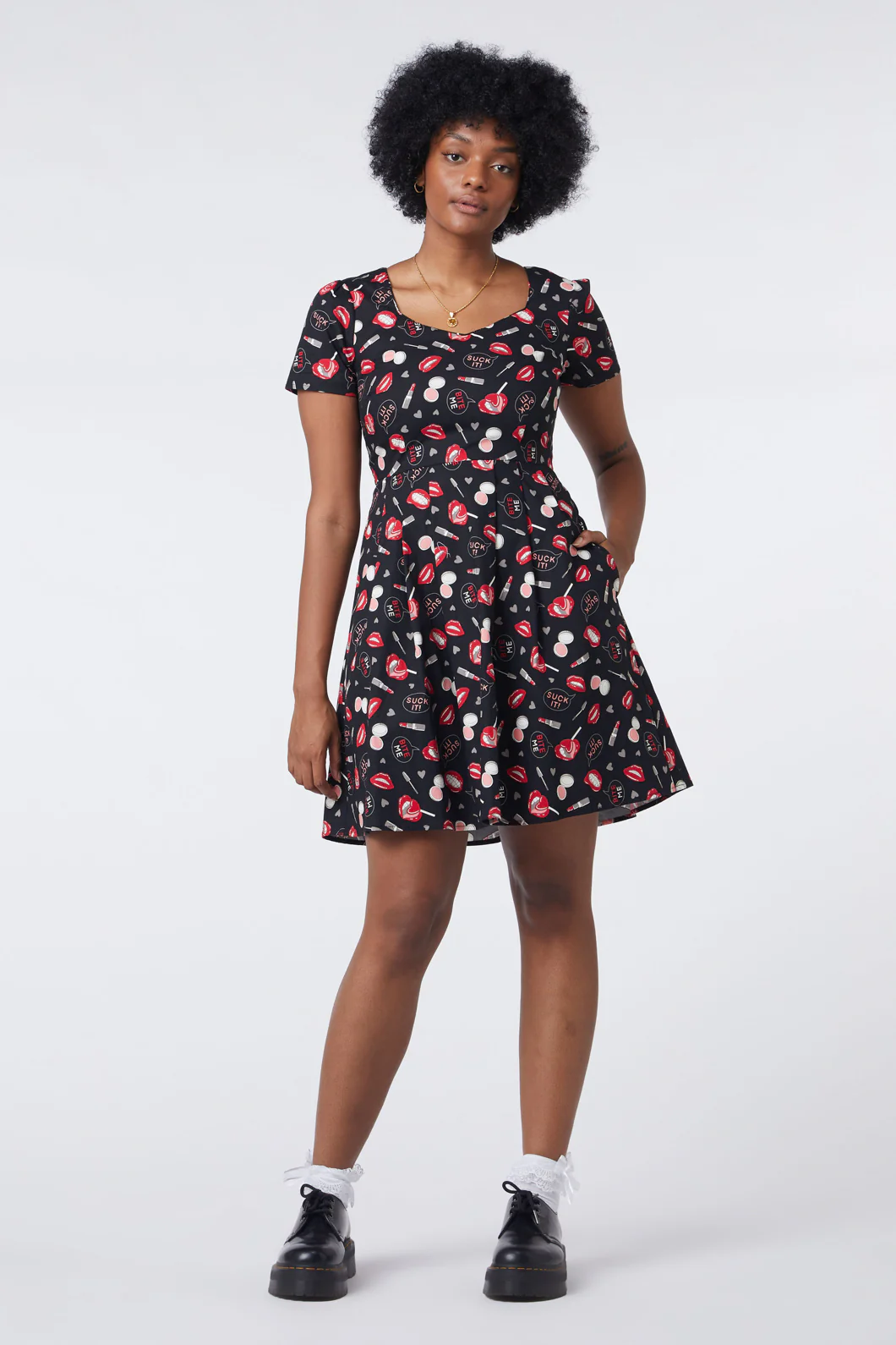 Kiss And Makeup Dress