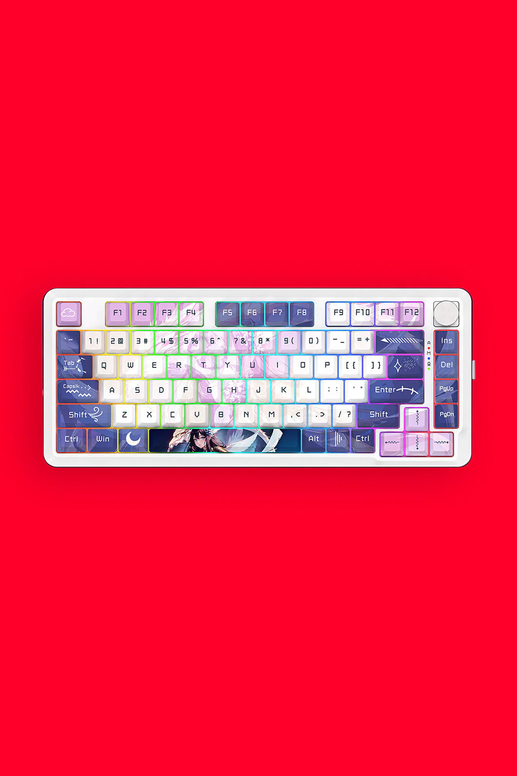 K681AGC-RGB-PRO Cyrus 75% Keyboard (Deep purple)
