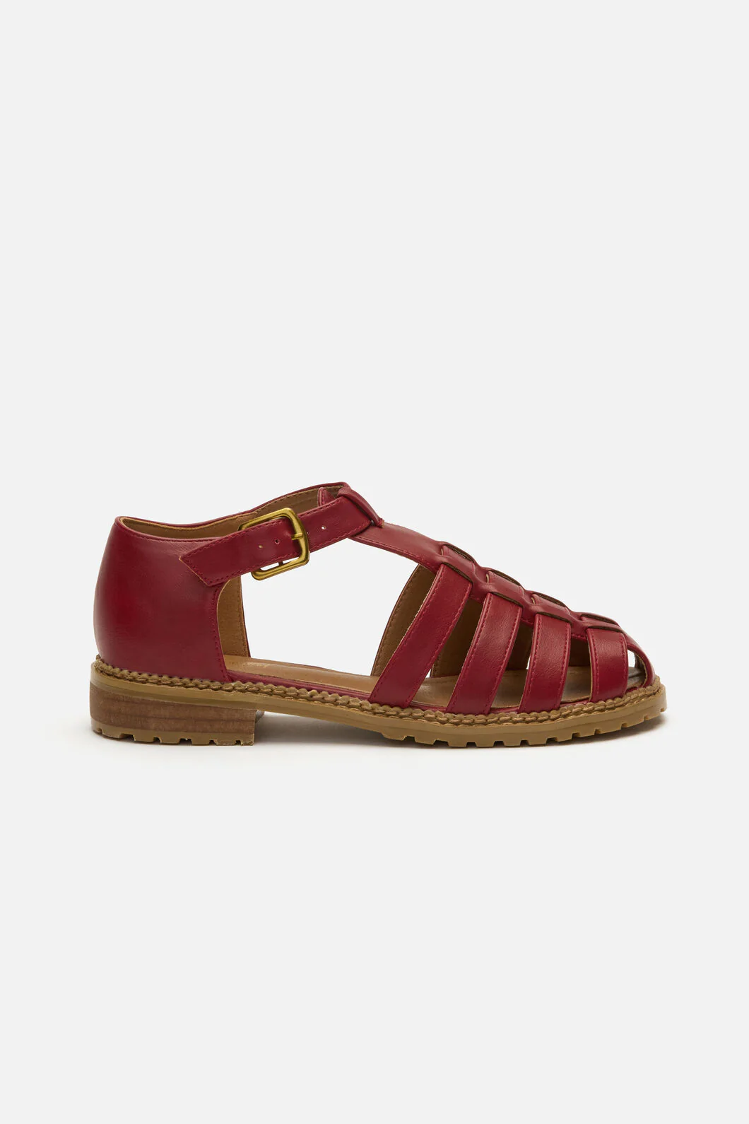 Dark Red Classic Sandal