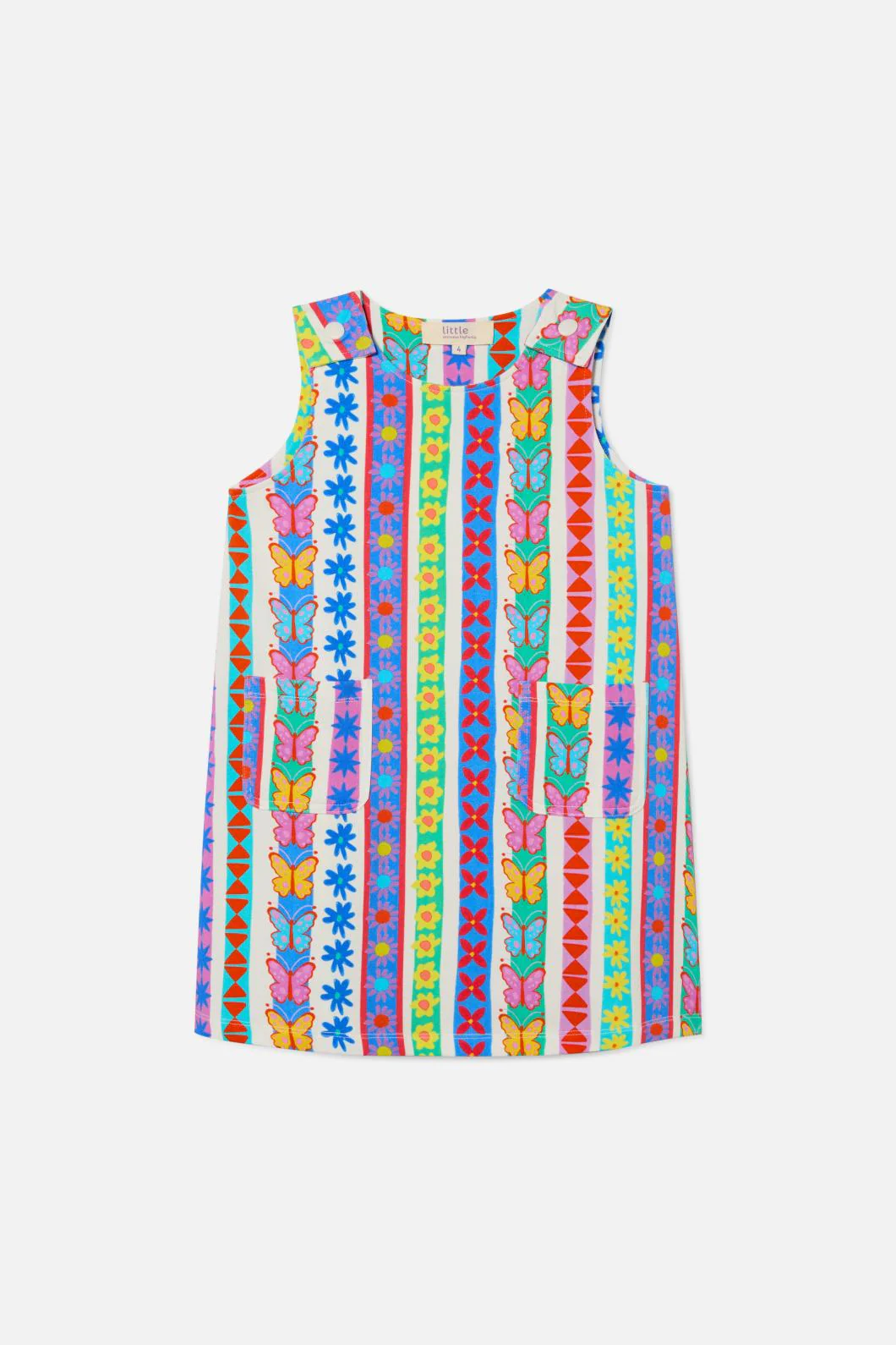 Daisy Stripe Kids Dress