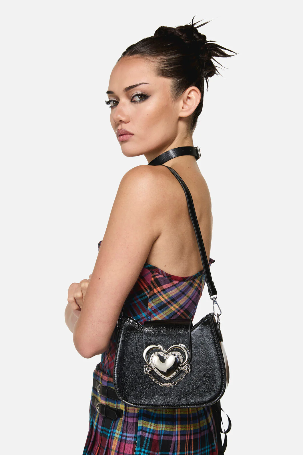 Centre Heart Structured Bag