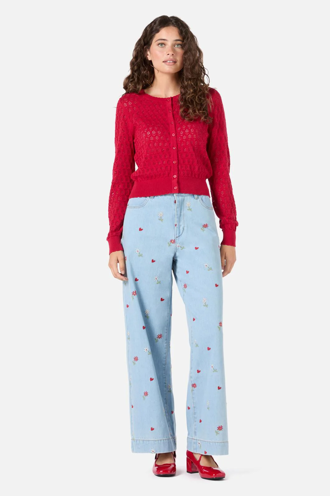 Mara Pointelle Cardigan