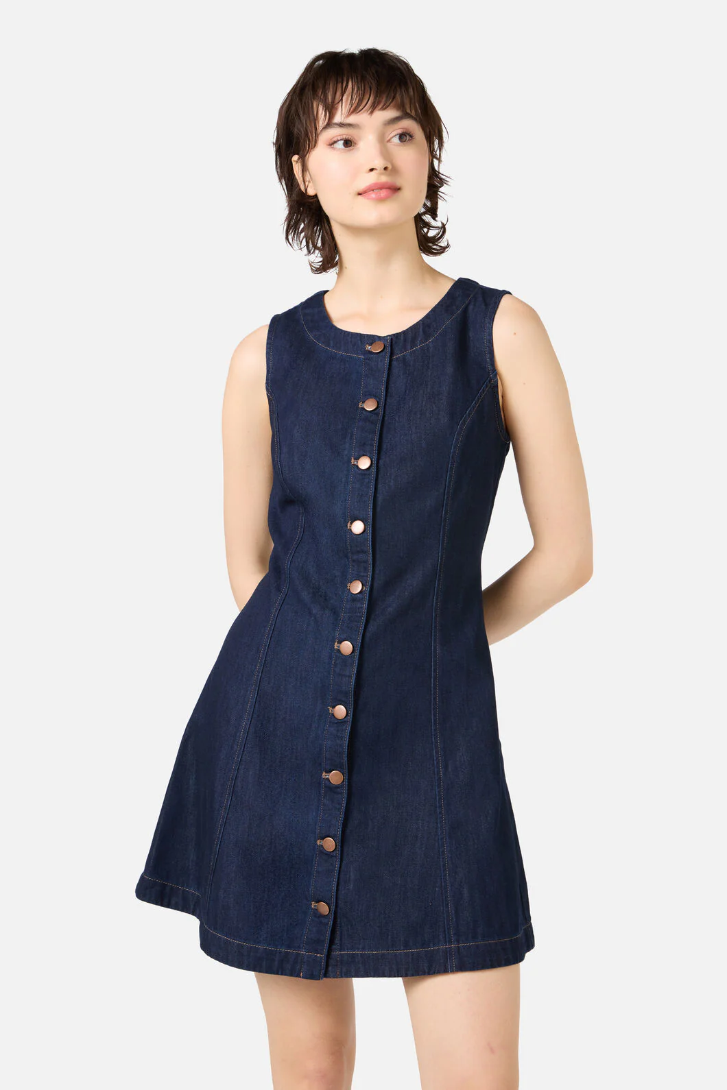 Camille Denim Mini Dress