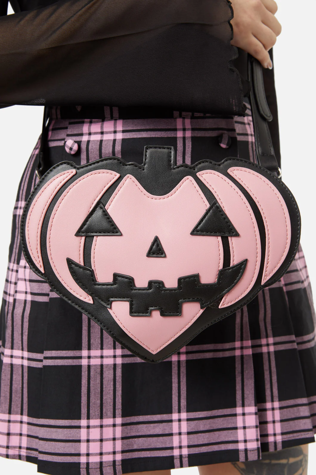 Jack O Lantern Heart Bag