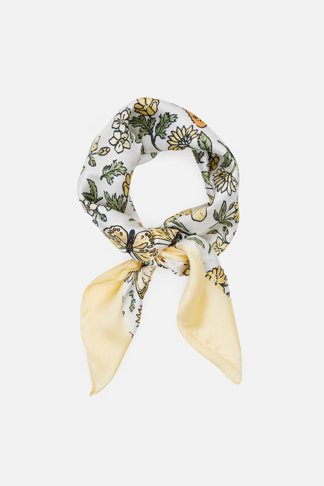 Yvette Butterfly Satin Scarf