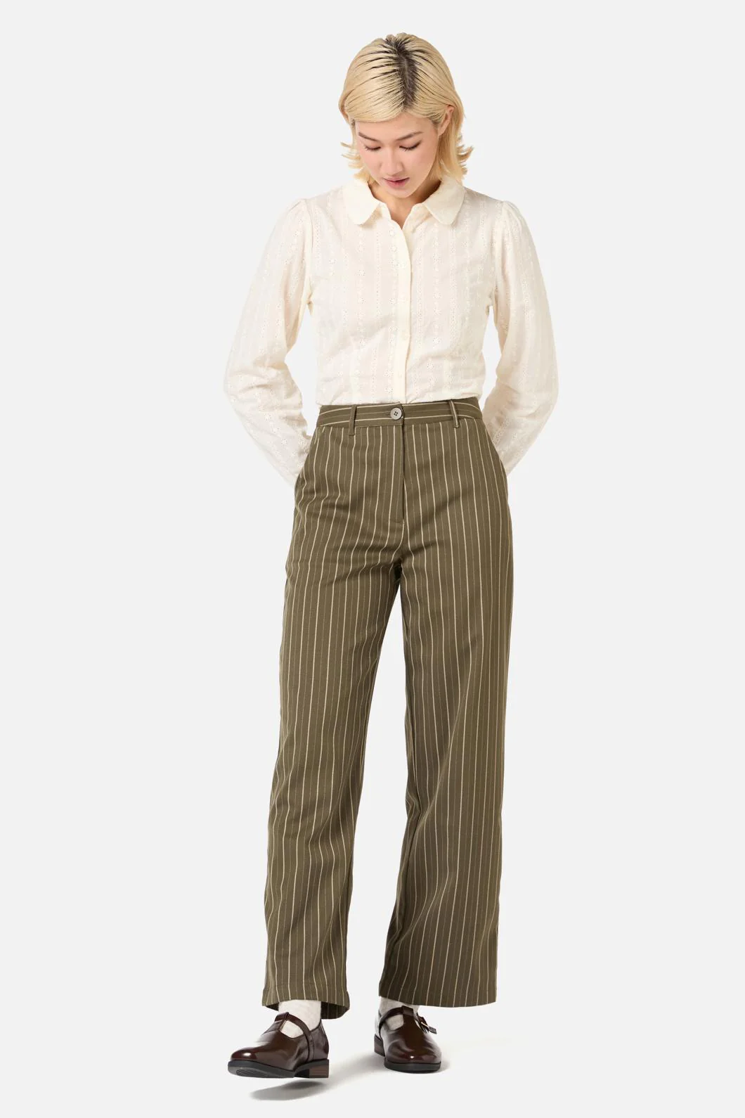 Abby Pinstripe Pant