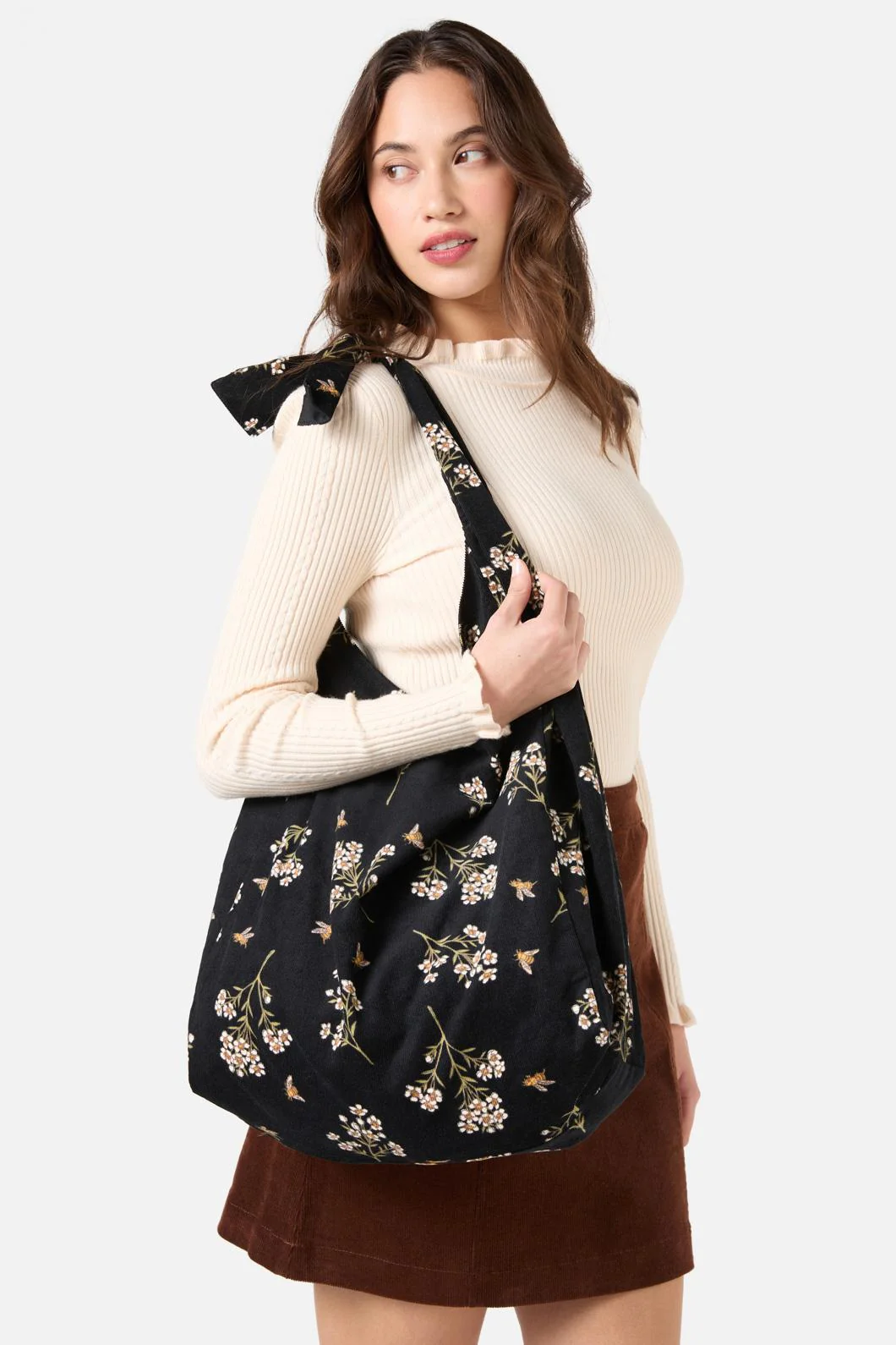 Flora Bee Slouchy Bag