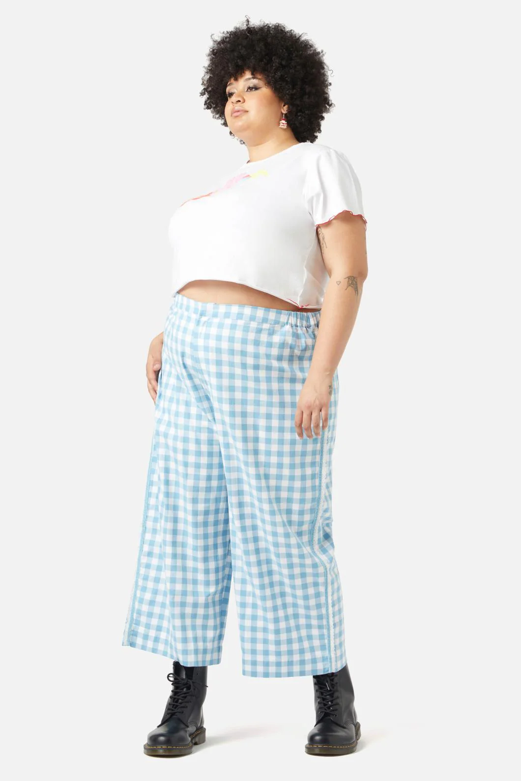 Curve Catrina Gingham Pants