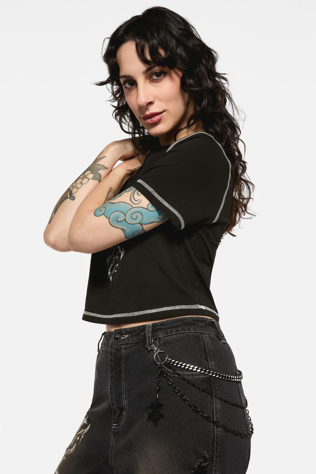 Jean Chain with Spiderweb