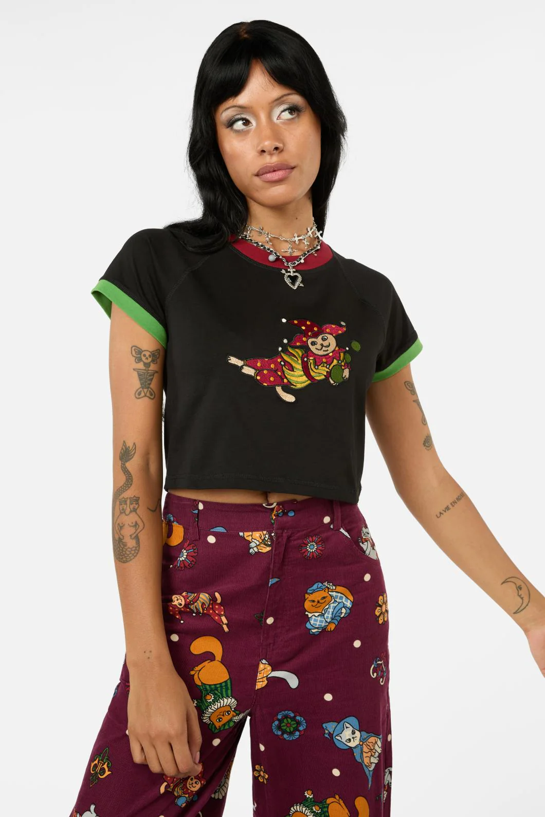 Puppet Show Contrast Raglan Tee