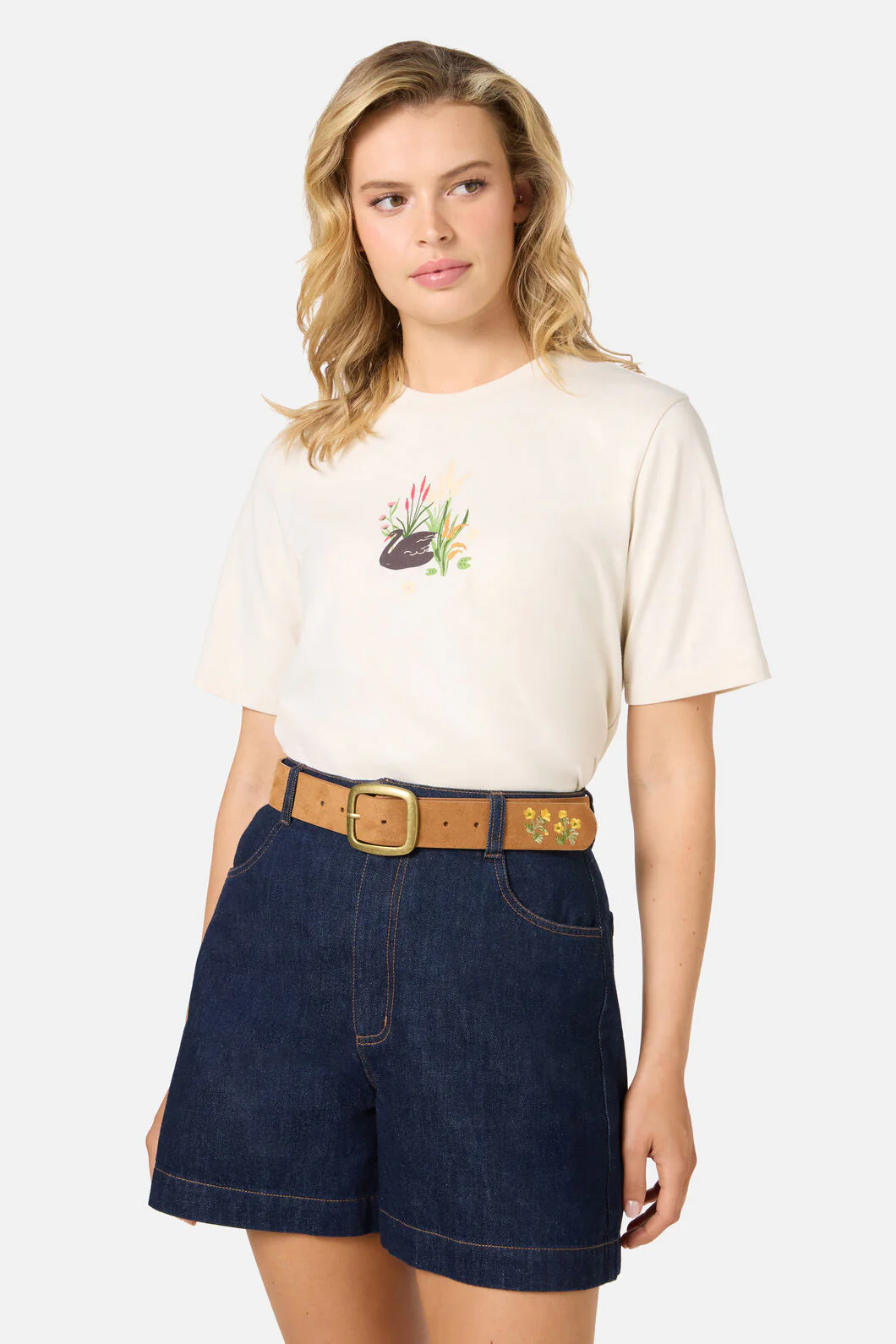 Buttercup Embroidery Belt