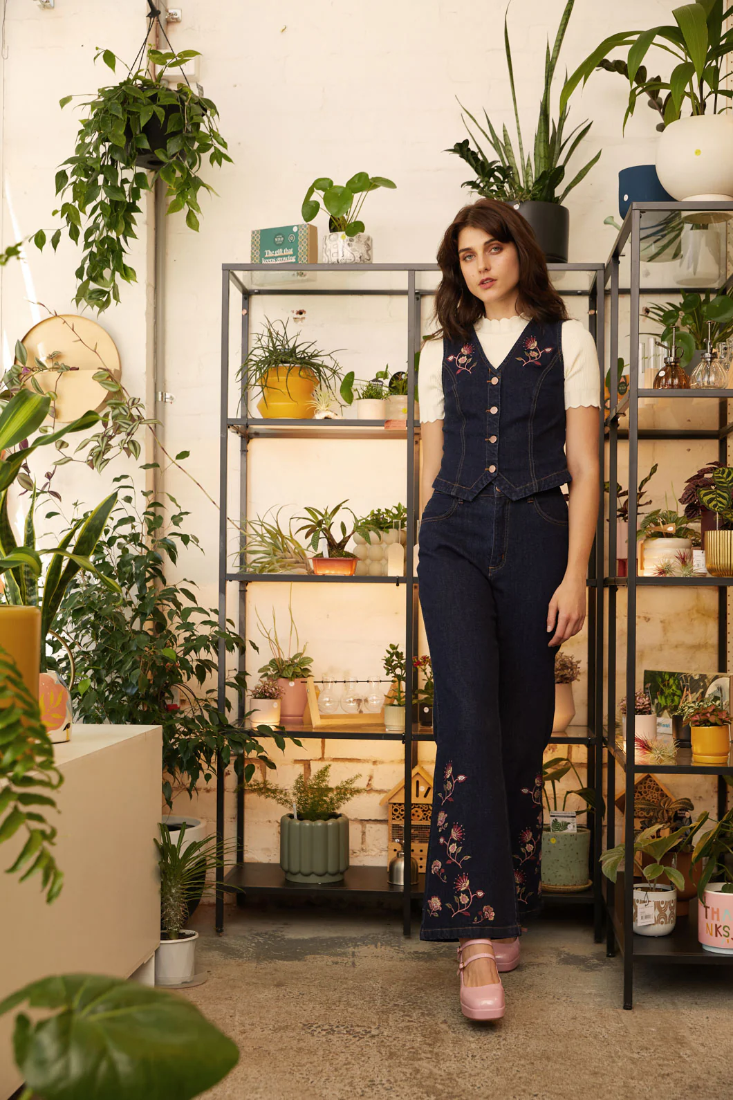 Boho Paisley Emb Vest