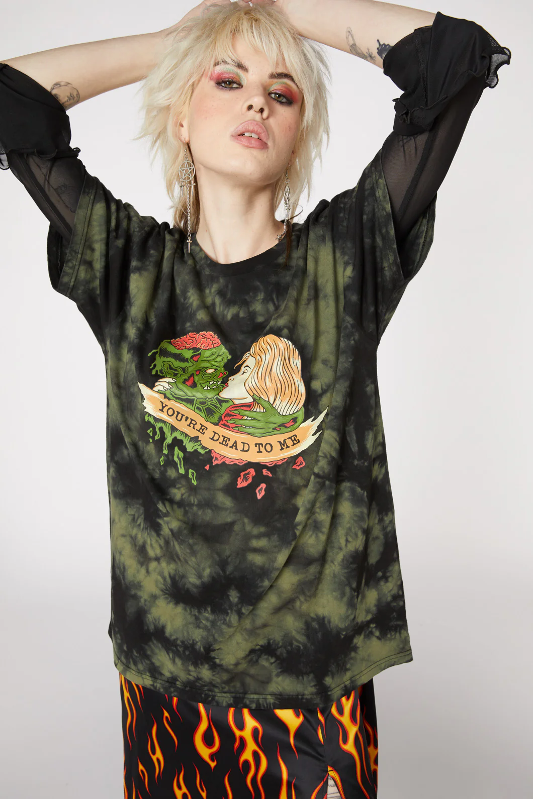 Tie Dye Zombie Lovers Tee