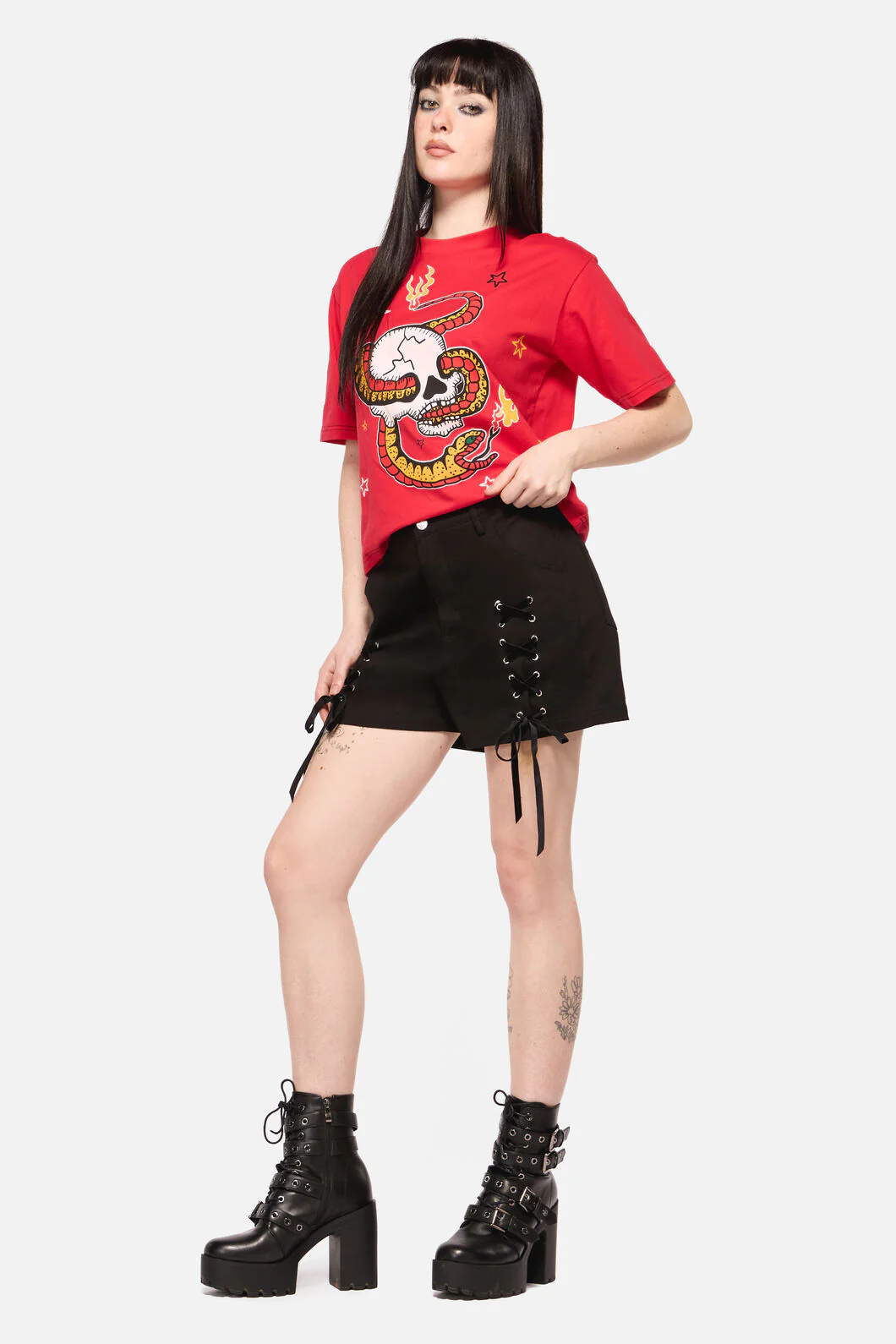 All Tied Up Punk Short