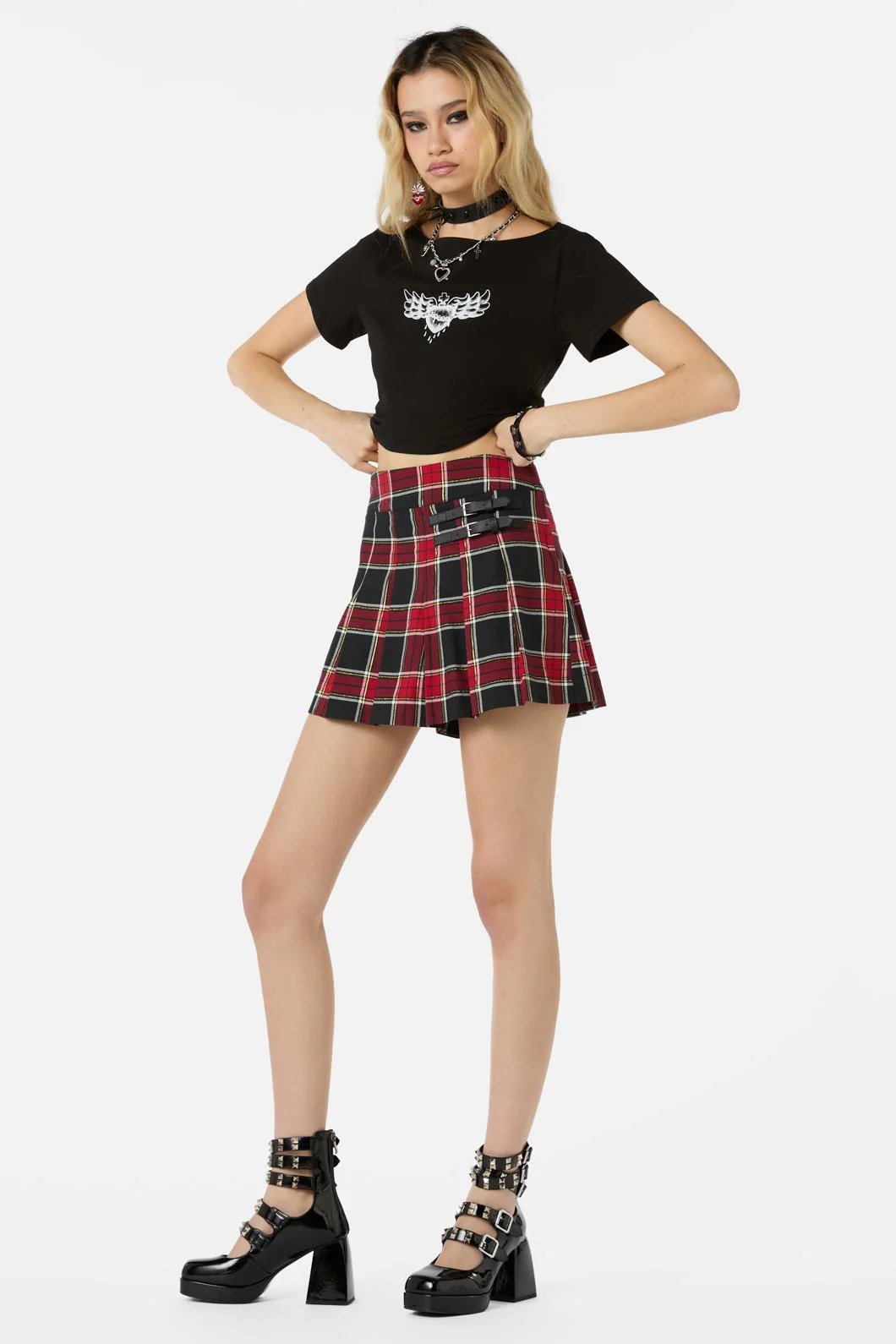Boundless Tartan Skort