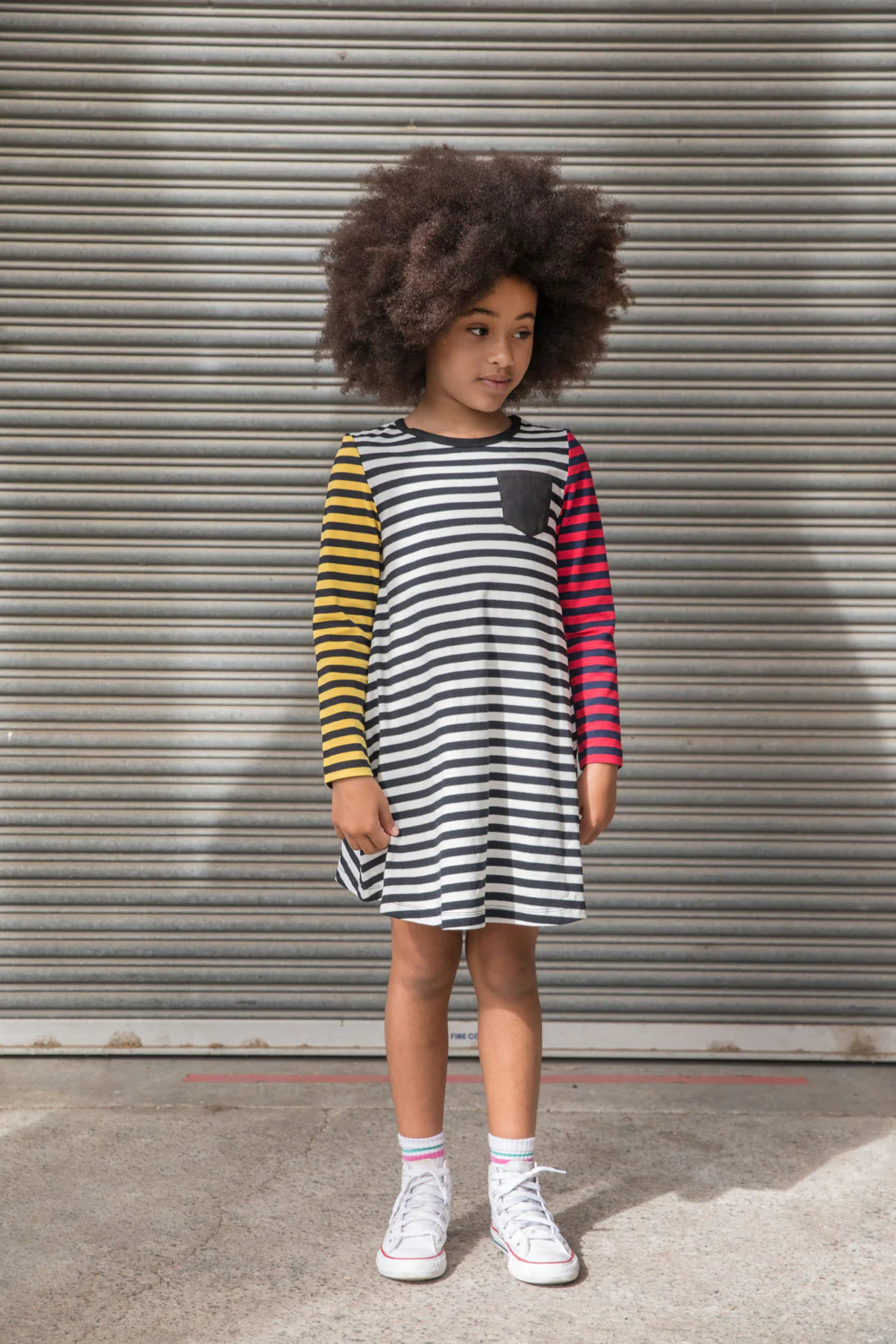 Chaotic Kids LS Jersey Dress