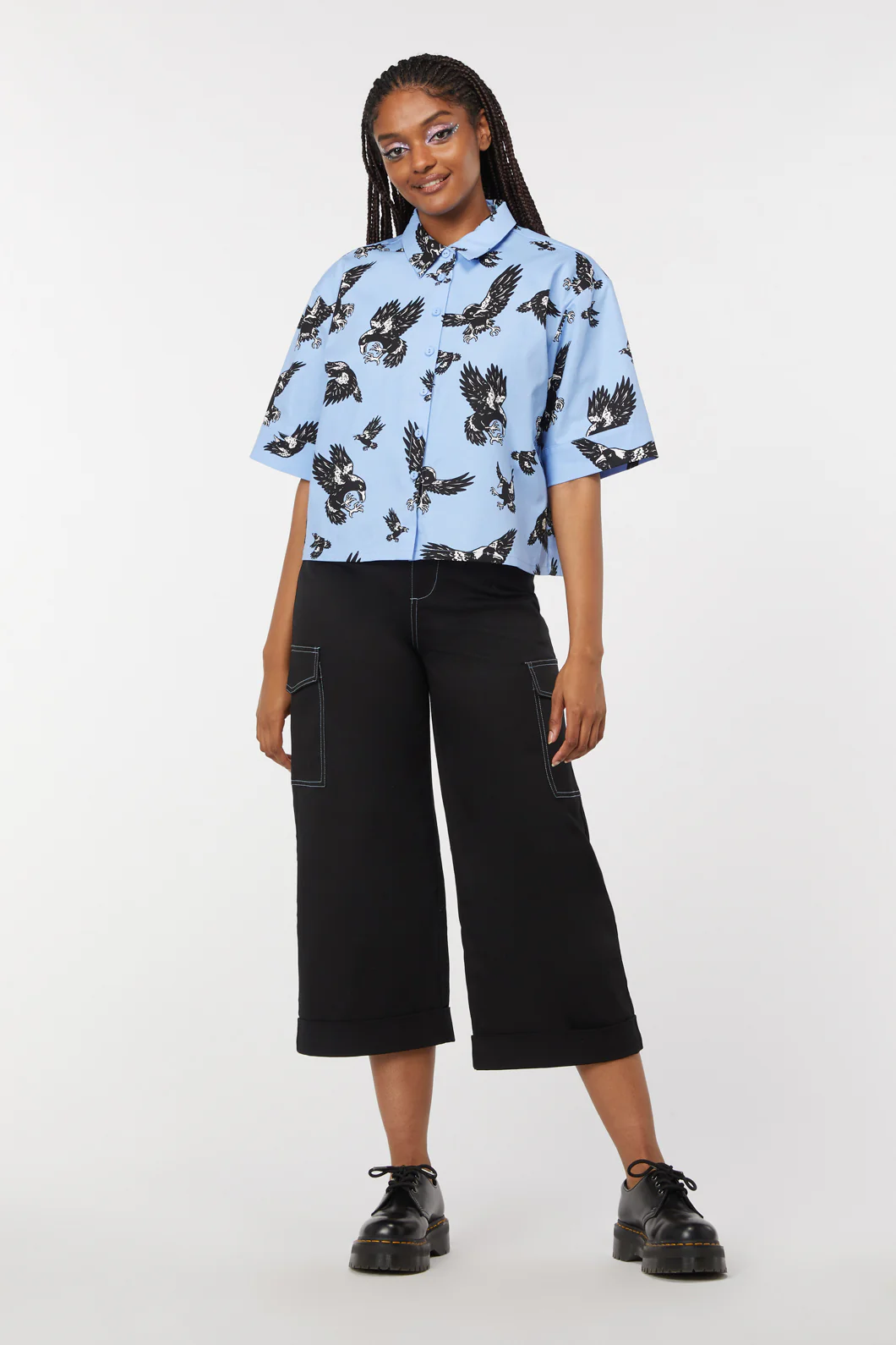 Swoopin Magpie Oversize Shirt