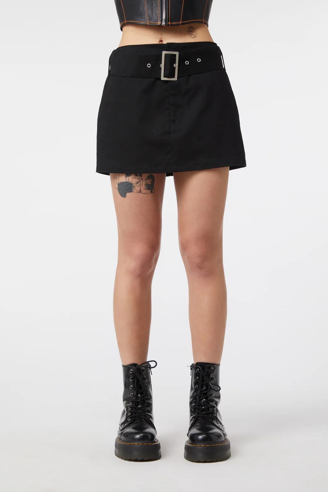 Mini Micro Belt Skirt