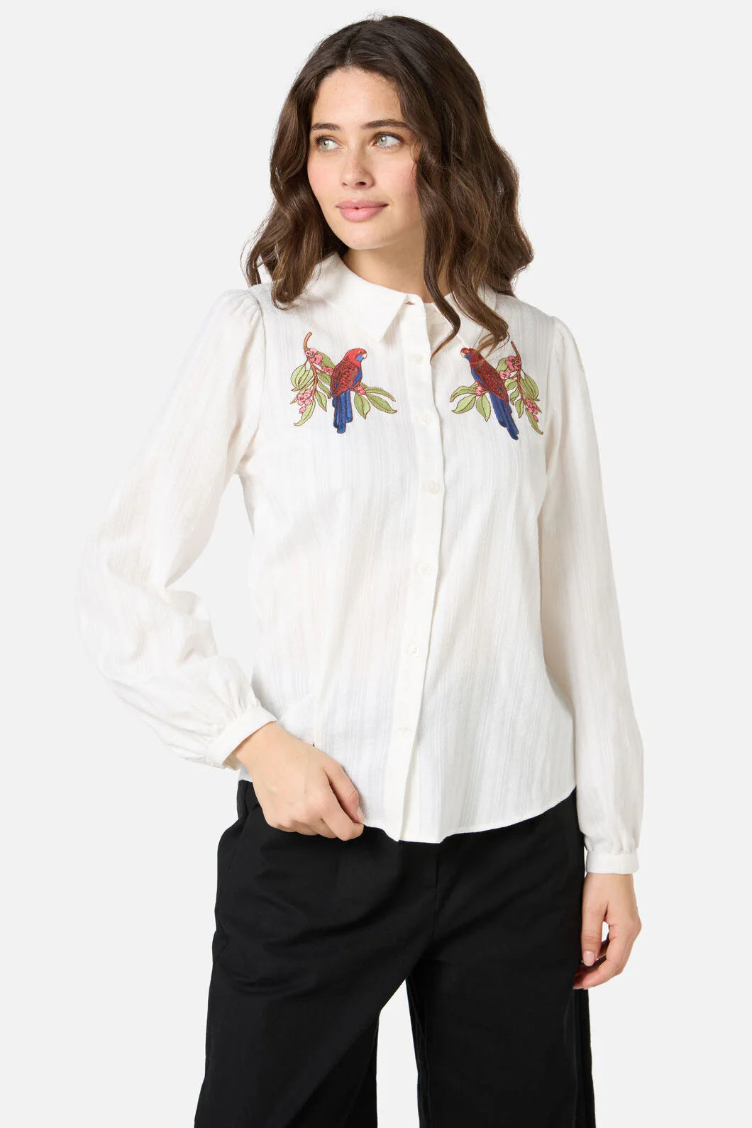 Rosella Embroidered Shirt