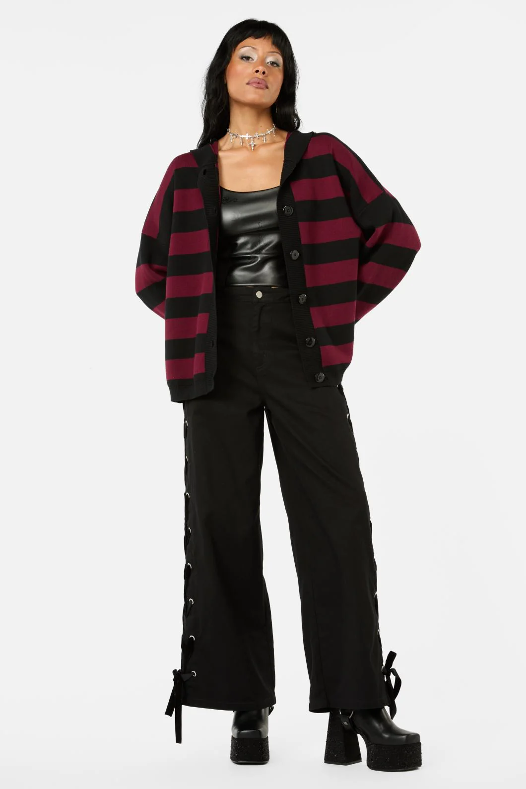 Not Afraid Stripe Cardigan