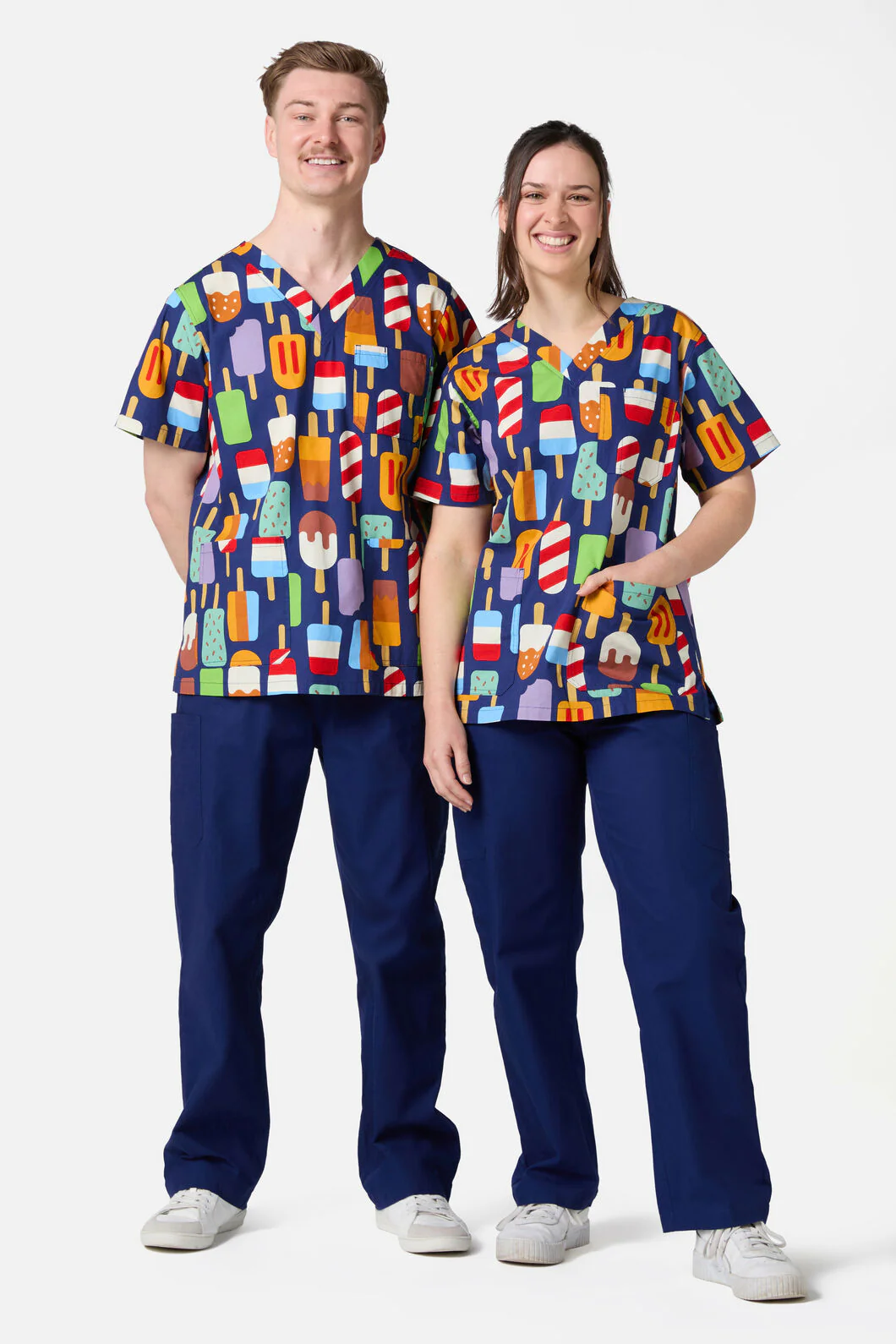 Summer Treats Top & Pant Scrub Set