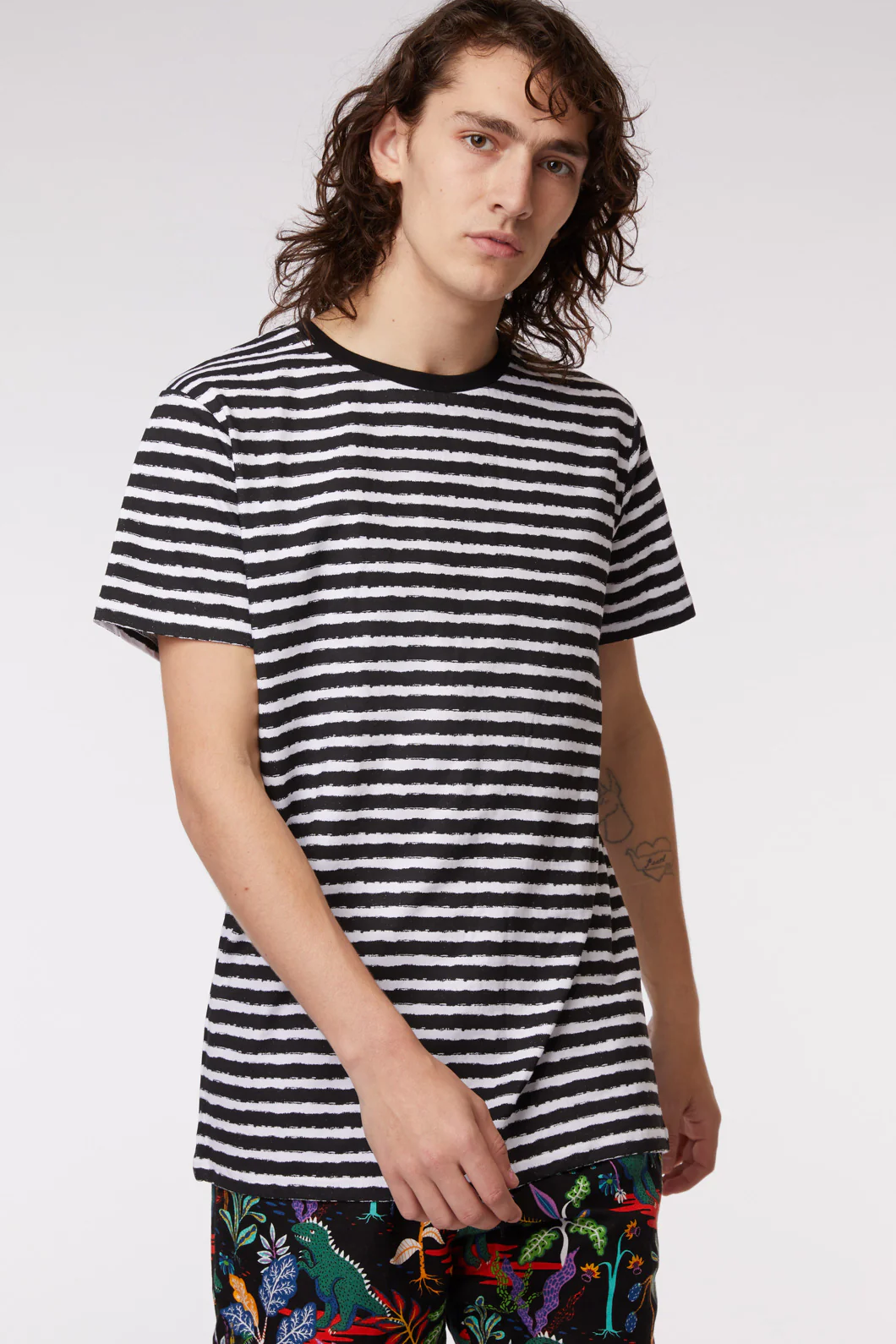 Dallas Stripes Ringer Tee
