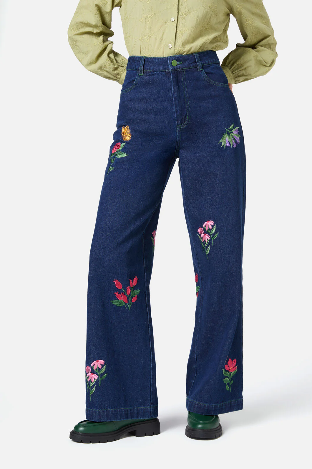 Garden Party Emb Jean