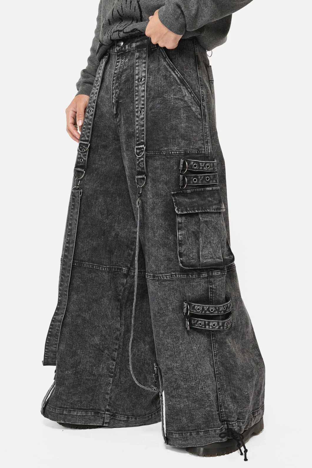 Laneway Acid Wash Grunge Pants