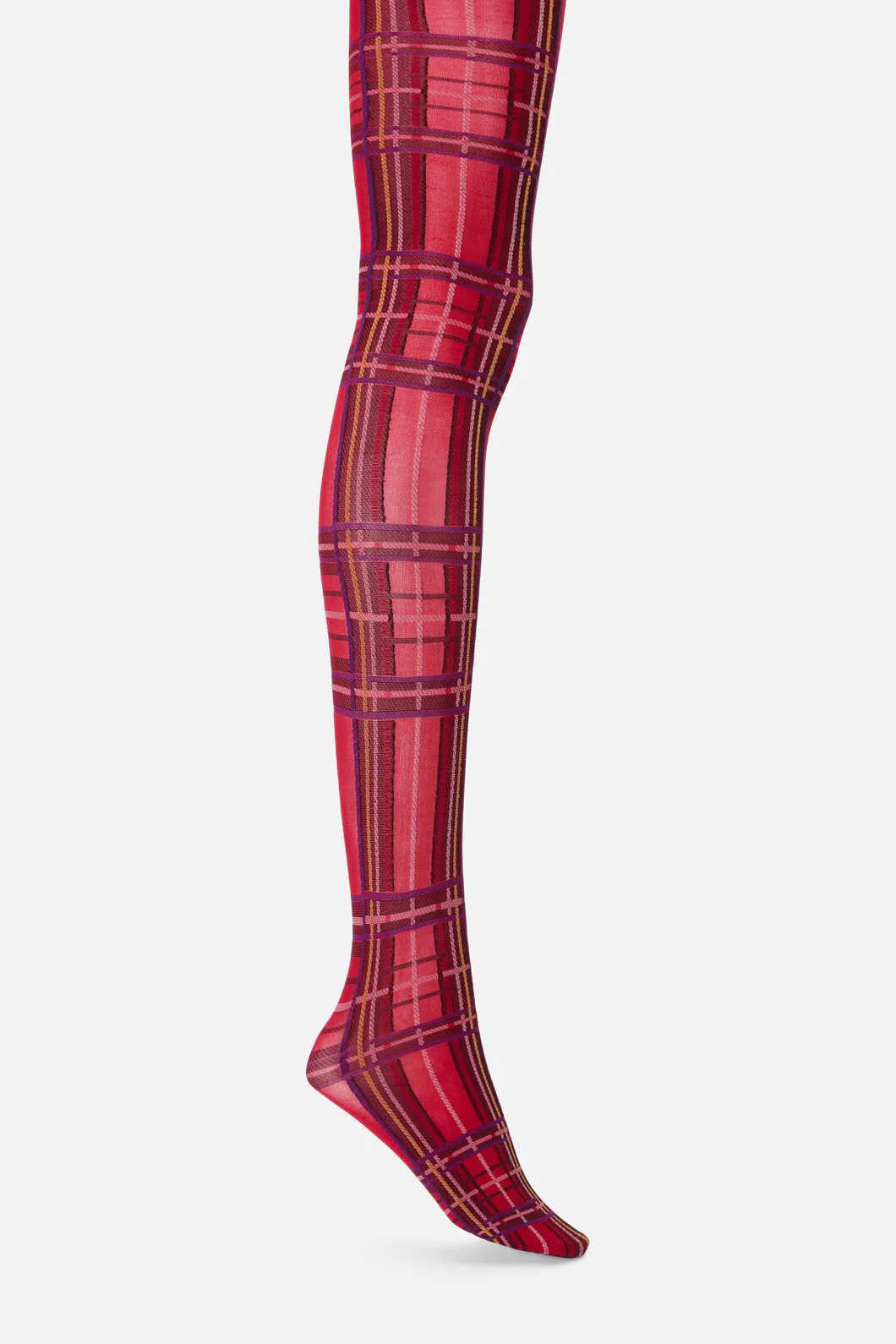 Red Tartan Tights