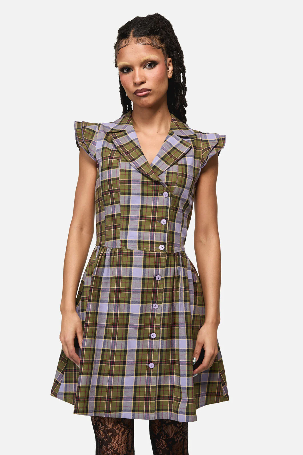Apothecarius Goth Tartan Dress