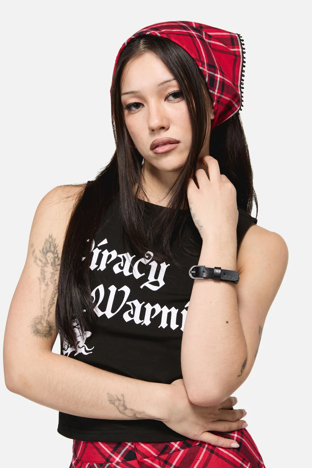 Piracy Tartan Head Scarf