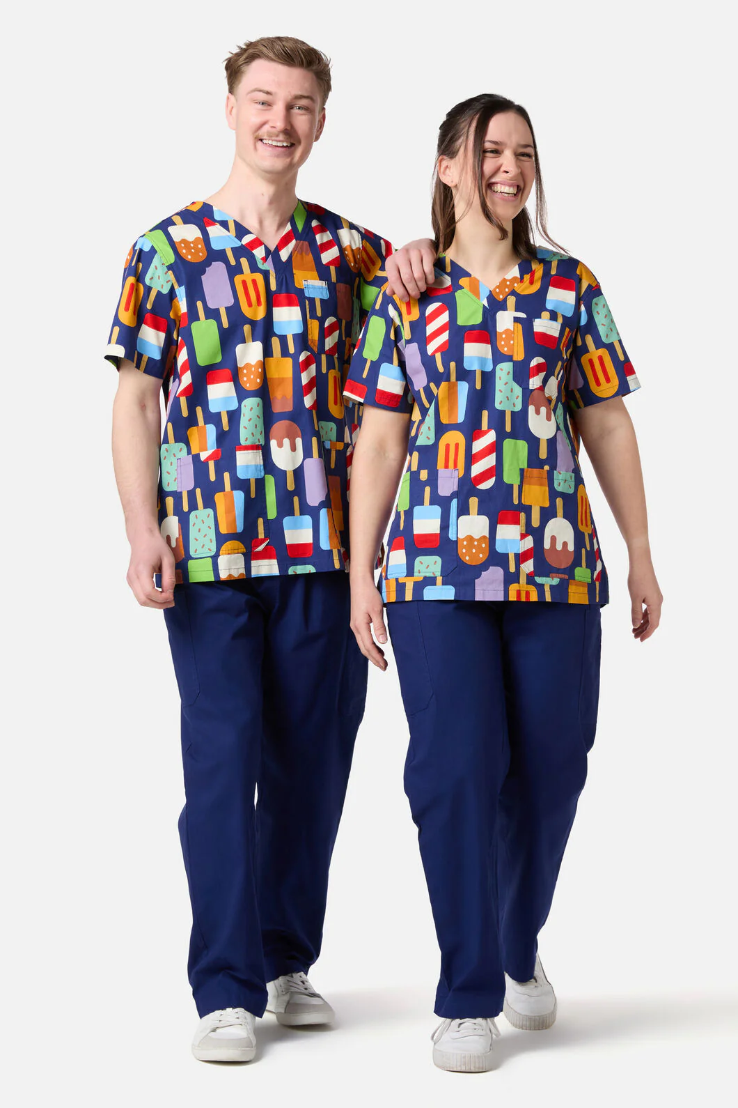 Summer Treats Top & Pant Scrub Set