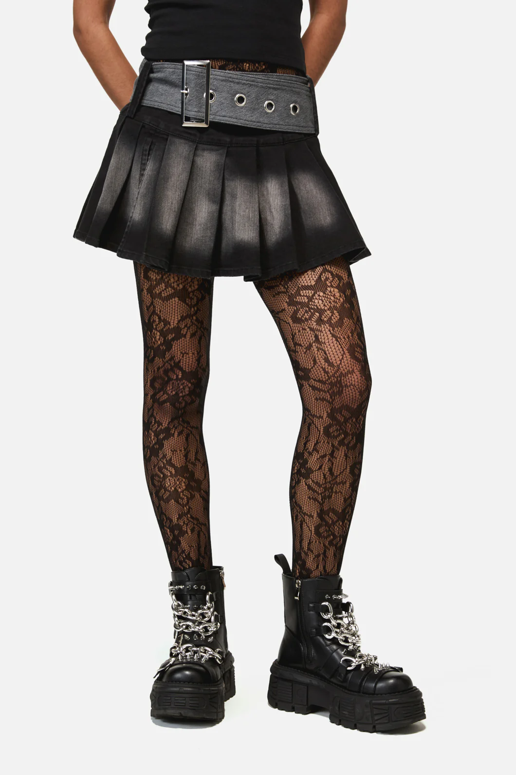 Vixi Cyber Tech Belt Skort