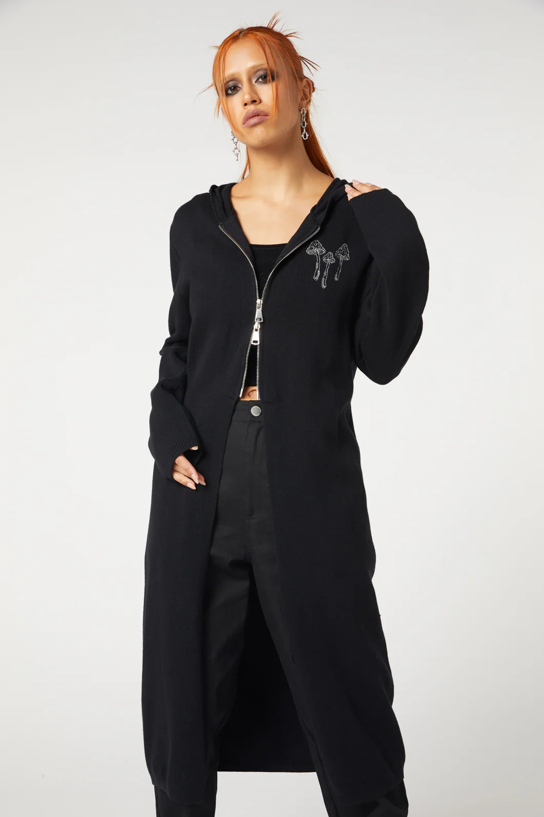 Shroom Cap Knit Cape