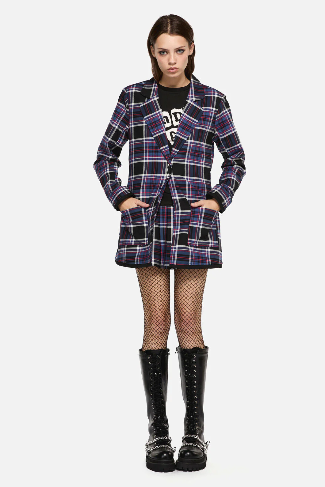 Edgy Tartan Jacket
