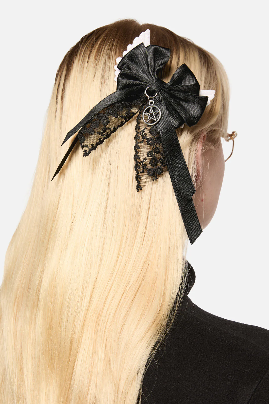 Winged Bow Hair Clip Set