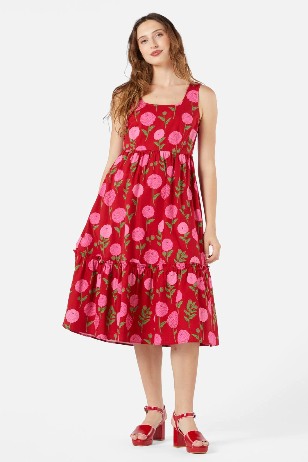 Marie Fleur Midi Dress