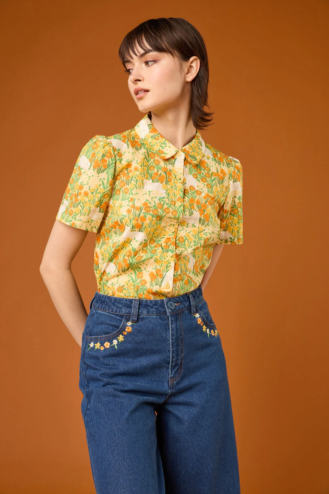 Cat & Flora Blouse