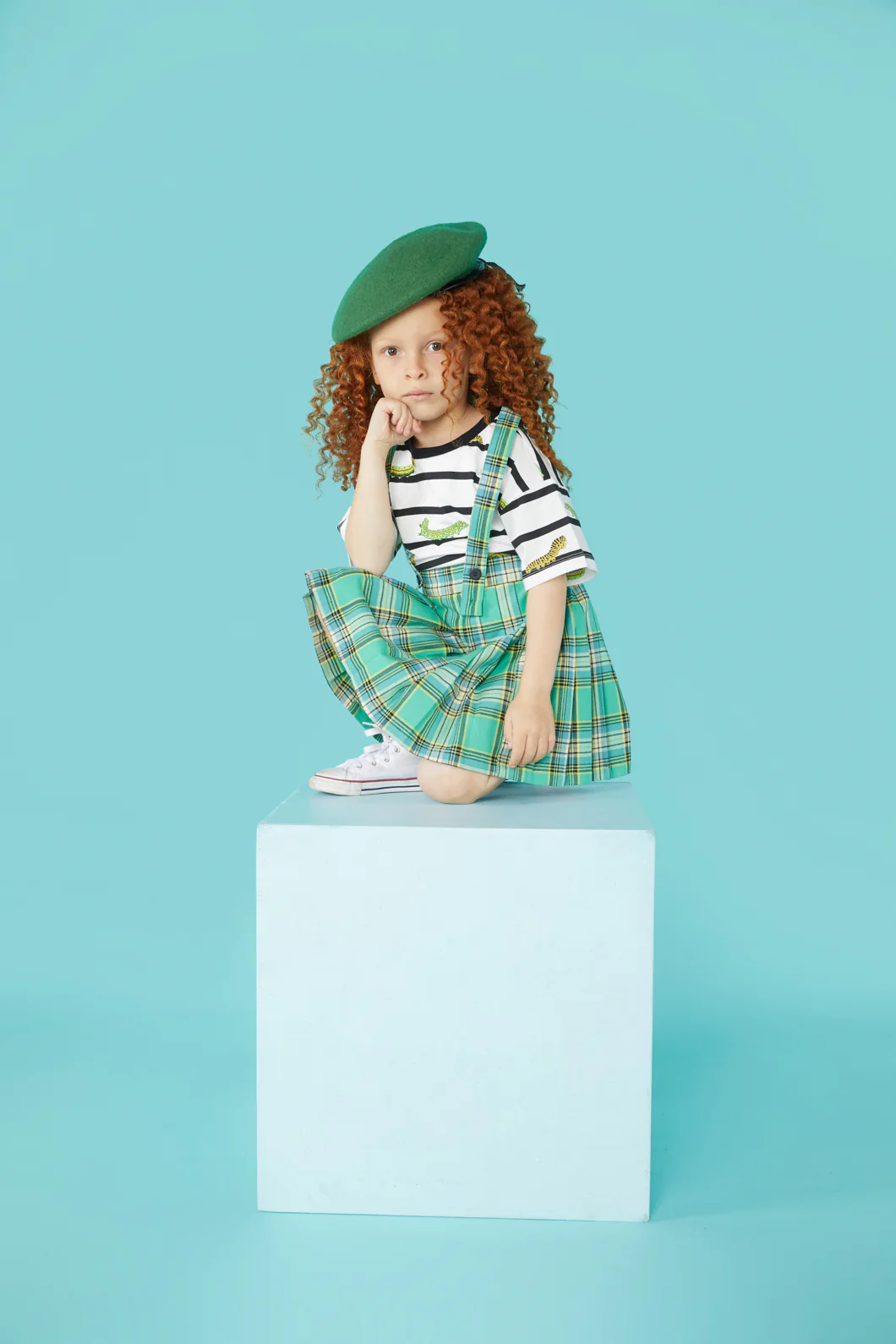 Spring Glade Kids Pleat Skirt