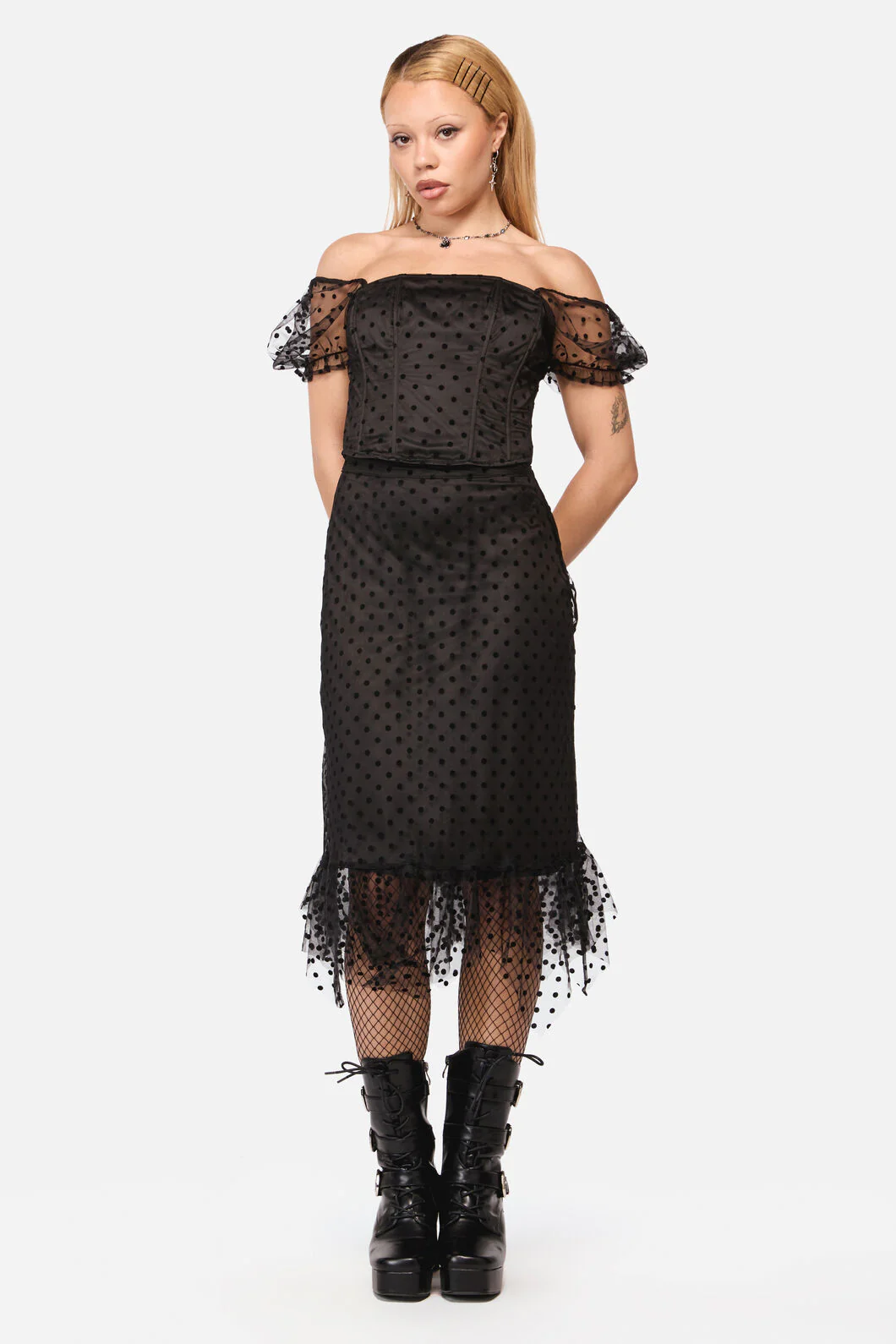 Polka Party Corset Top