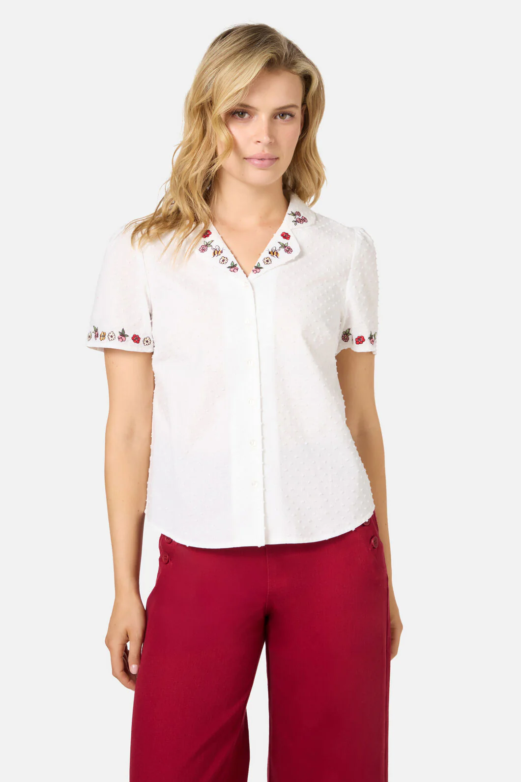Libby Bee Embroidered Blouse