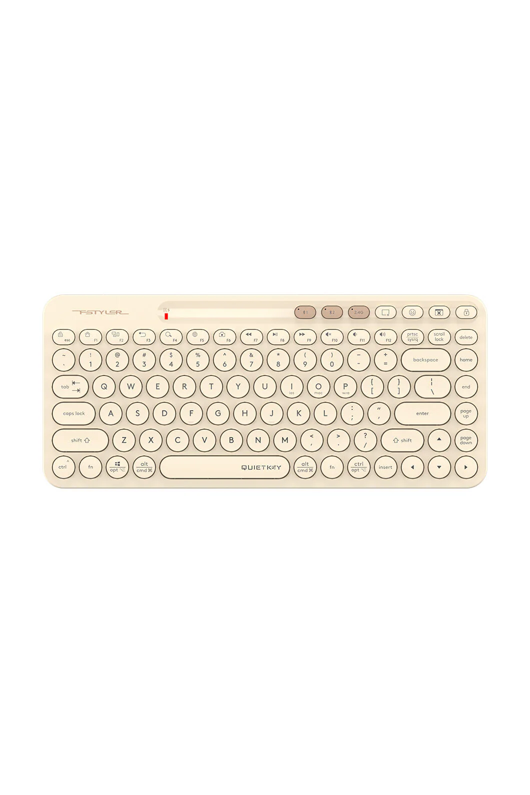 FBK36C AS Recharge Compact Keyboard (Cafe latte)