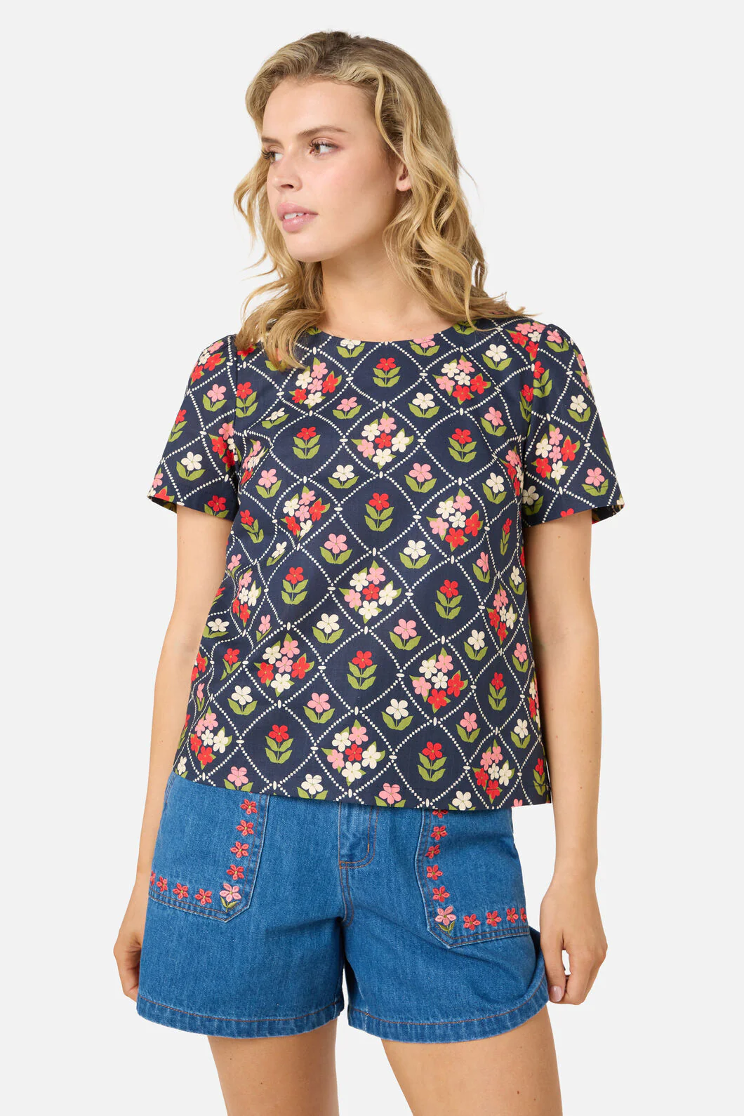 Judy Short Sleeve Top