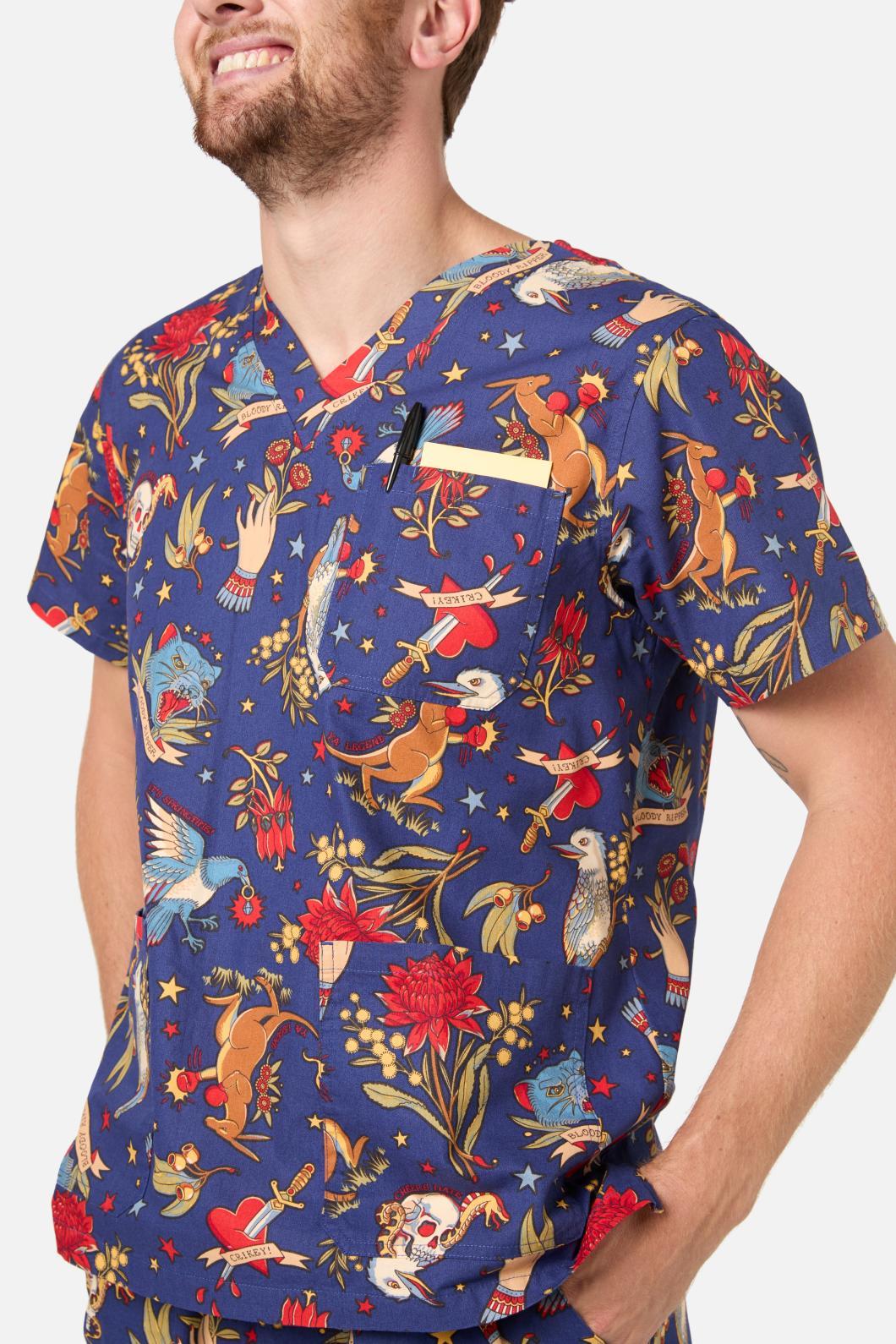 Land Down Under Scrub Set